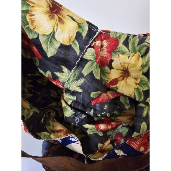 Womens Hawaii Print Shoulder Bag Purse Handmade Lightweight - Picture 5 of 9